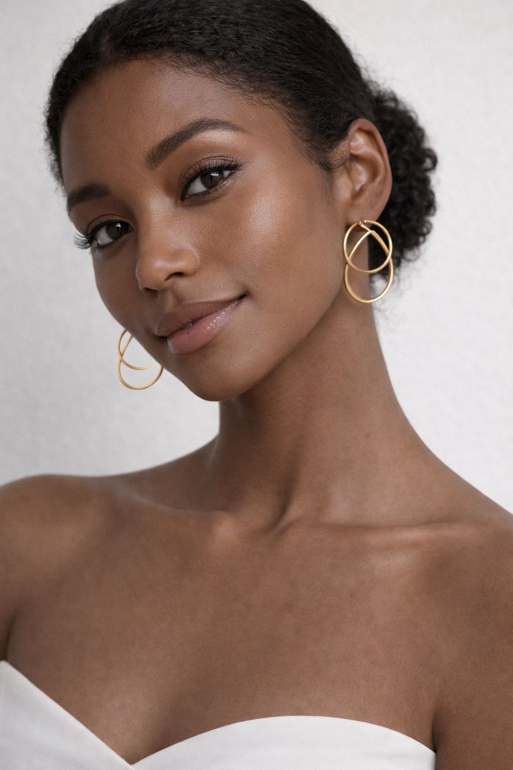 Boucles d’oreilles Éclipse Dorée