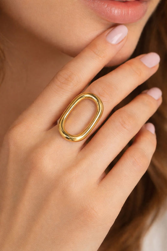 Bague Ovale Élégance
