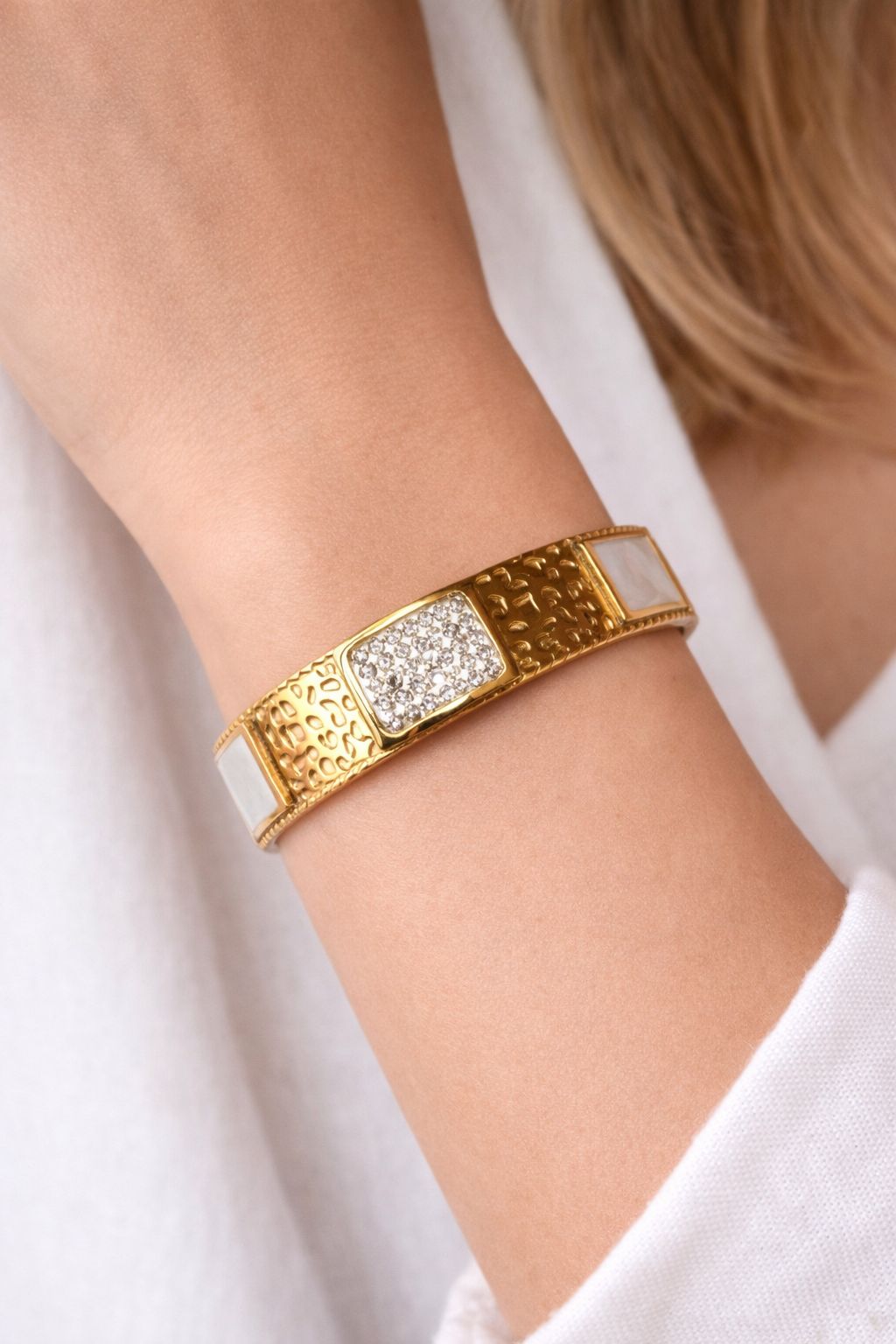 Bracelet Lueur Opaline