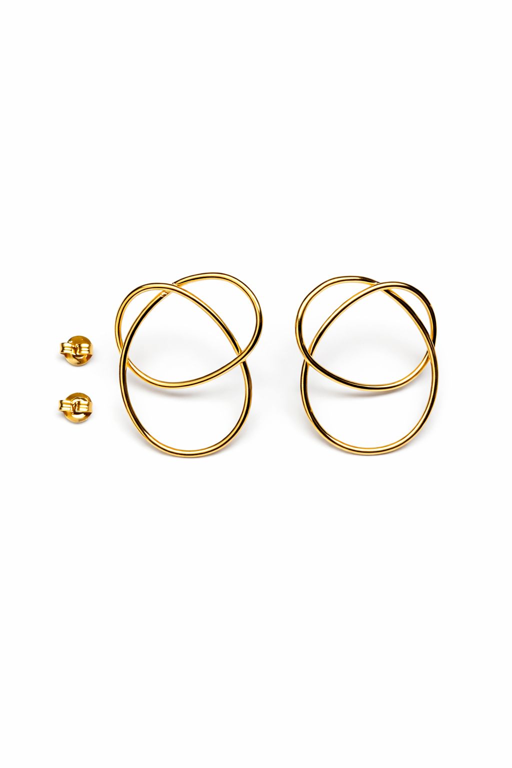 Boucles d’oreilles Éclipse Dorée