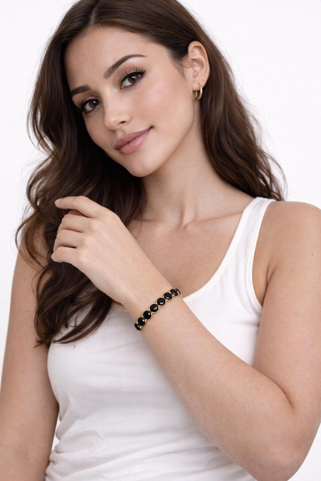Bracelet Obsidienne