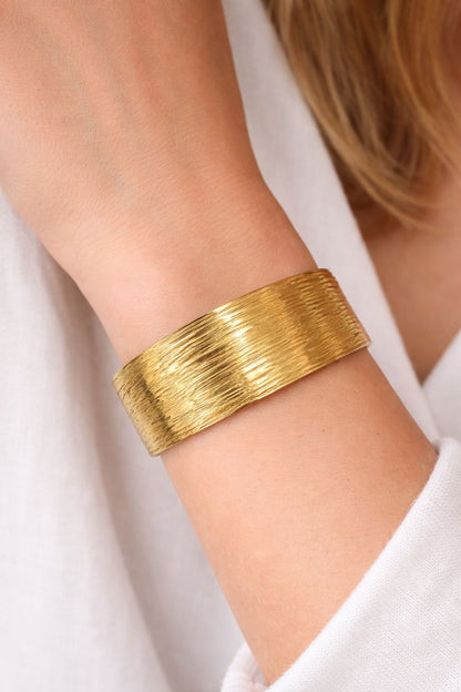 Bracelet Onde Dorée