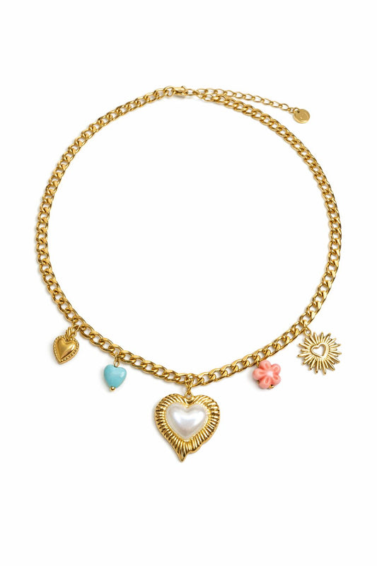 Collier Cœurs Enchantés